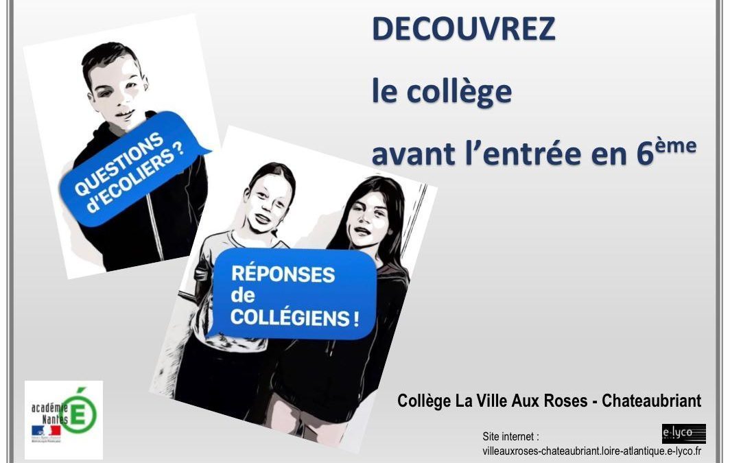 Questions d’écoliers ? Réponses de collégiens !